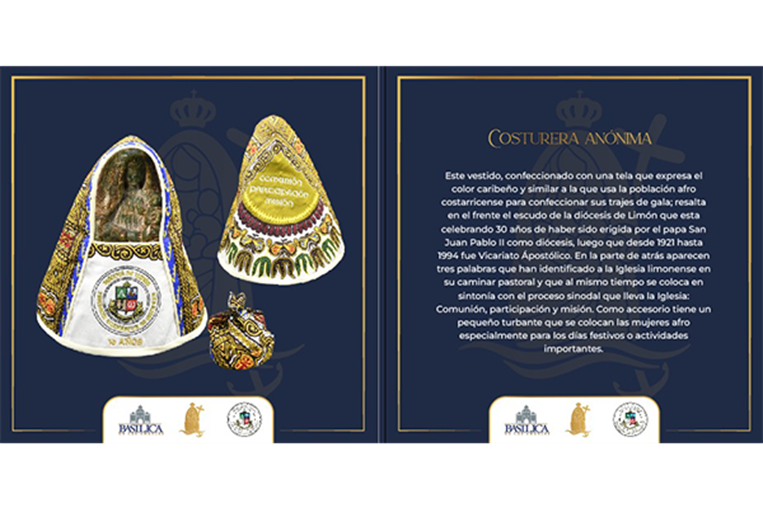 ¡Ya la Negrita tiene su vestido! Con colores caribeños