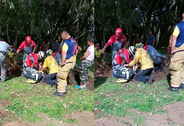 Niña grave tras caer a fosa en parque de Curridabat