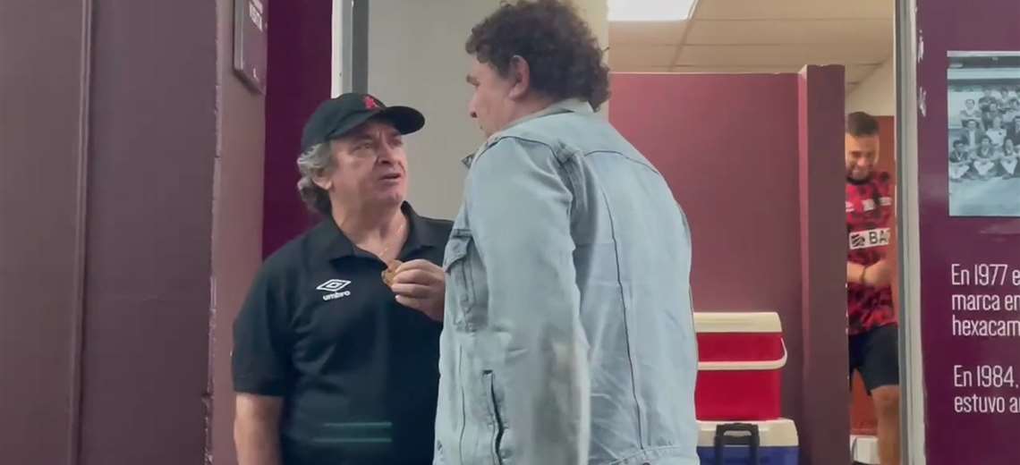 Video: Así fue el reencuentro entre Marcelo Tulbovitz y Óscar Ramírez