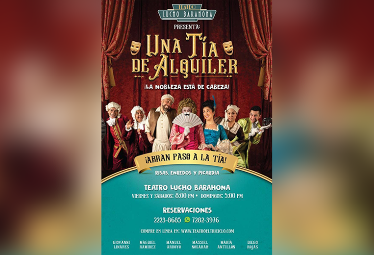 Este fin se estrena Una tía de alquiler, una parodia del teatro clásico y de época
