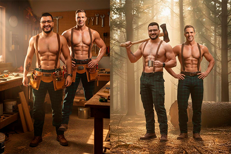 Ítalo Marenco y Daniel Céspedes protagonizan calendario sexy: Vea aquí las fotos