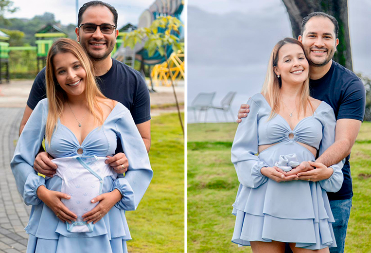 Periodista de Teletica planea detalle para que su bebé sienta cerca a abuelo fallecido