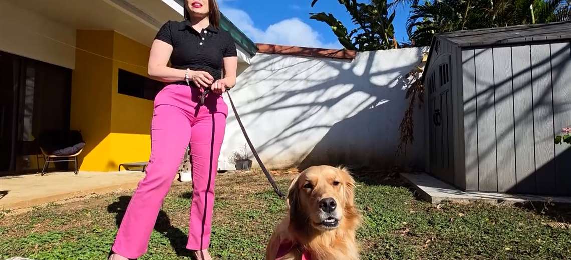 Valeria perdió la visión pero ganó una guía que transformó su vida - Imagen de la noticia