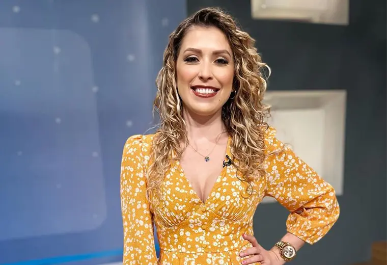 Melissa Alvarado se llevó tremendo susto en el set de 'Teletica Deportes' - Imagen de la noticia