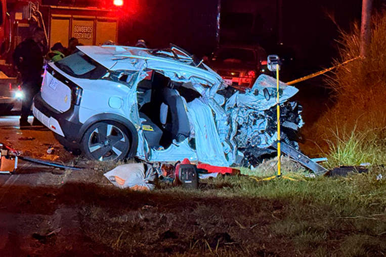 Accidente mortal en San Ramón