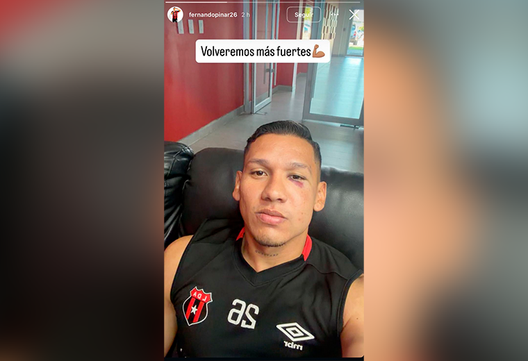 "Volveremos más fuertes": El mensaje de Fernando Piñar tras fractura por codazo de Sinclair - Imagen de la noticia