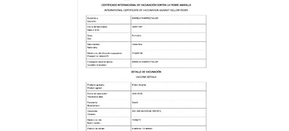 ¿Sabe cómo obtener certificado digital de vacuna contra fiebre amarilla? Le contamos  - Imagen de la noticia