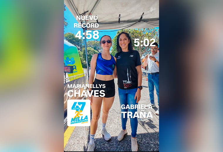 ¡Gigante! María Nellys Chaves rompió récord de hace 24 años en Milla Universitaria - Imagen de la noticia
