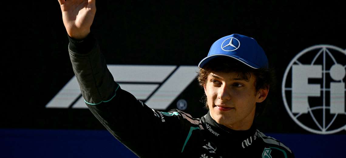 Antonelli logra en el GP de China la pole position más joven en la historia de la Fórmula 1 - Imagen de la noticia