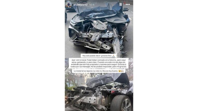 Andrey Campos accidente