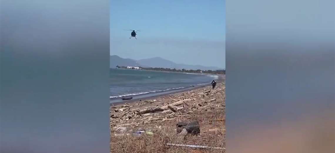 Con helicóptero y por la playa: así detuvo Fuerza Pública a motociclistas que evadieron retenes - Imagen de la noticia