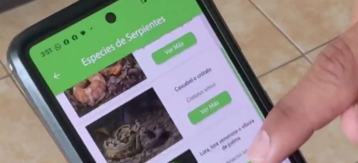 App gratuita de la UCR podría salvarle la vida ante una mordedura de serpiente