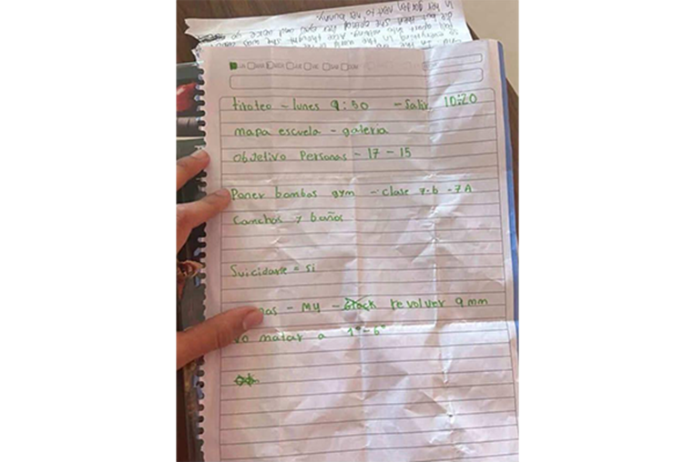 Alerta en colegio de Pavas tras nota escrita con amenaza de tiroteo y bombas