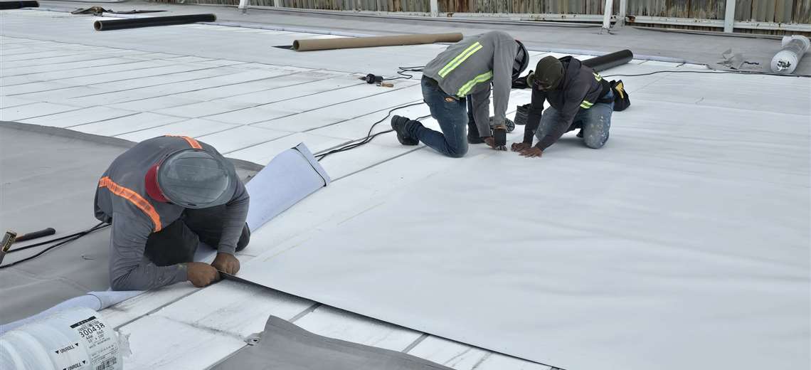 Así marchan los arreglos en techo del Gimnasio Nacional