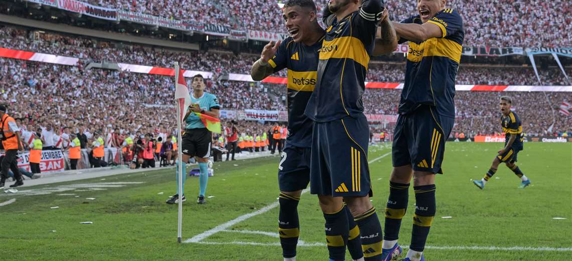 A lo Topo Gigio: Así celebró Paredes en clásico Boca-River