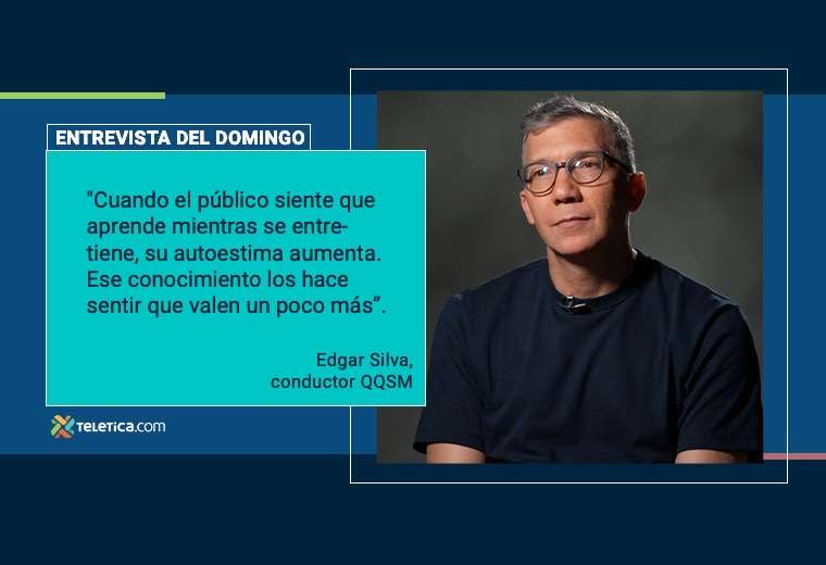Edgar Silva sobre conducir QQSM: “Es una satisfacción muy rica hacer sentir bien a la gente a través del conocimiento”