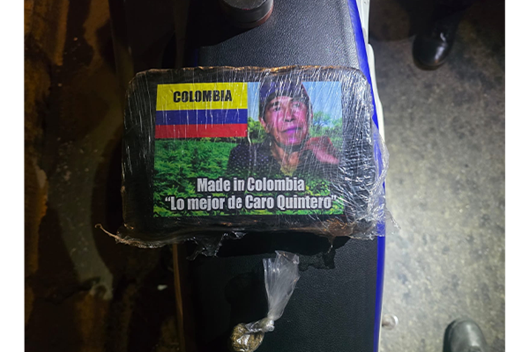 Lo mejor de Caro Quintero: hallan marihuana comprimida con foto de narcotraficante en Sa