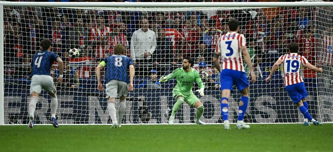 Atlético Madrid y Arsenal empatan 1-1 en la ida de semifinales de Champions