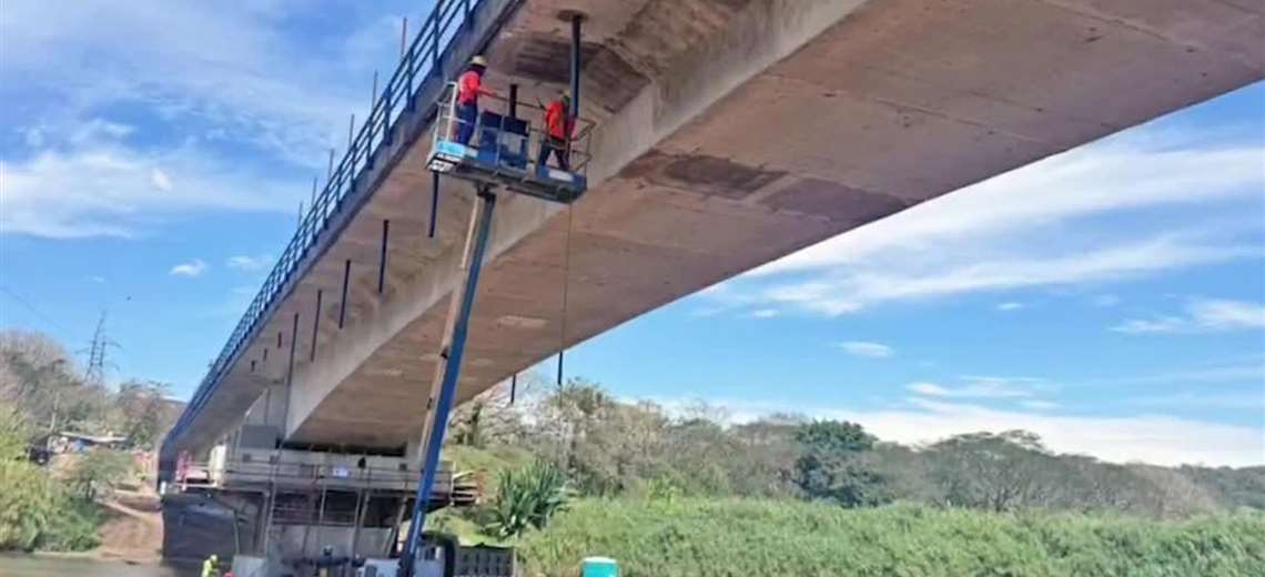 Obras sobre puente del río Tárcoles entran en su recta final: así serán los cierres