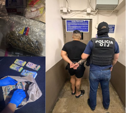 Capturan en Ruta 32 a sospechoso de trasladar droga y dinero para alias “Diablo”