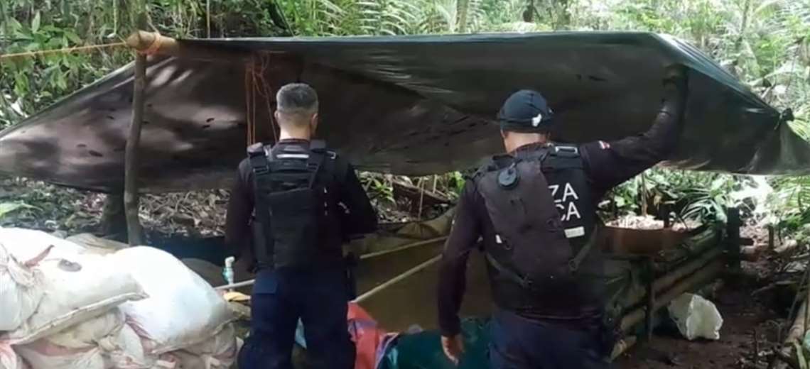 Galería: Fuerza Pública desmanteló campamento minero en cerro Conchuditas