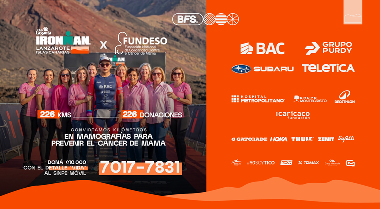 Bernal Fonseca, Ironman Lanzarote, FUNDESO, cáncer de mama, deporte con causa social, Iron