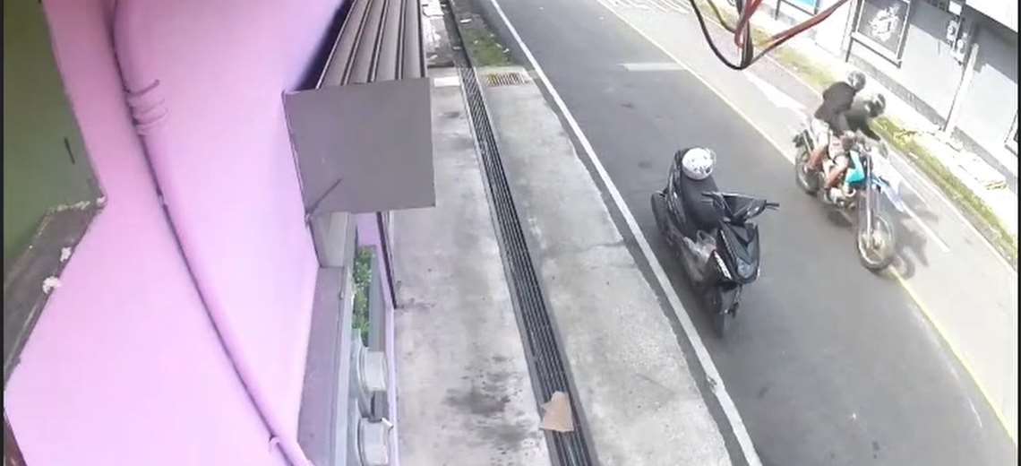 Vea el momento en que cuatro sujetos huyen tras dispararle a policía en la cabeza