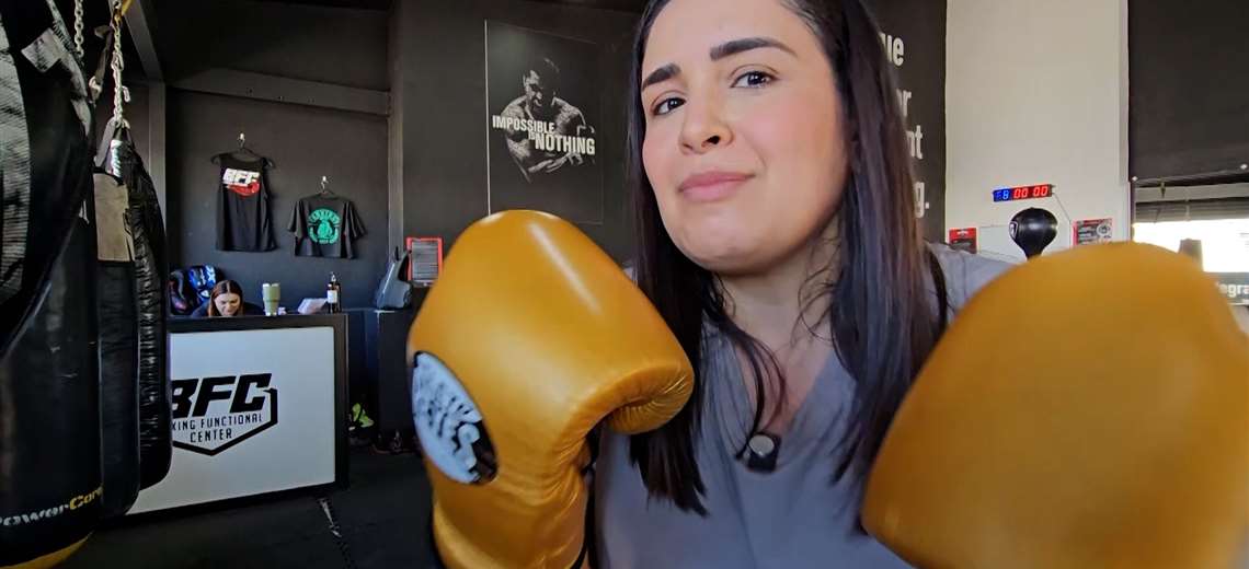 Diana Vásquez se puso los guantes de boxeo por un día en Alajuela y esto fue lo que vivió