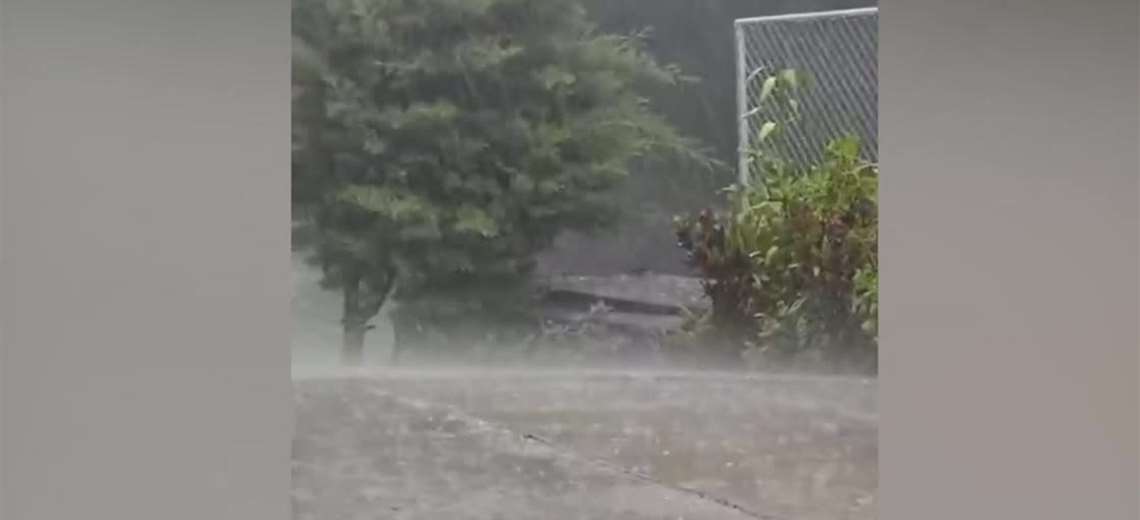 Aguaceros y hasta granizo golpean distintas zonas de Costa Rica