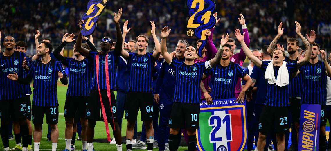 Inter de Milán conquista su título 21 de campeón de la liga italiana