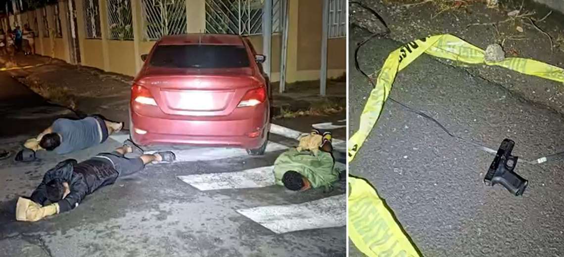 Supuesto asaltante resulta herido en intercambio de disparos con Fuerza Pública en Limón