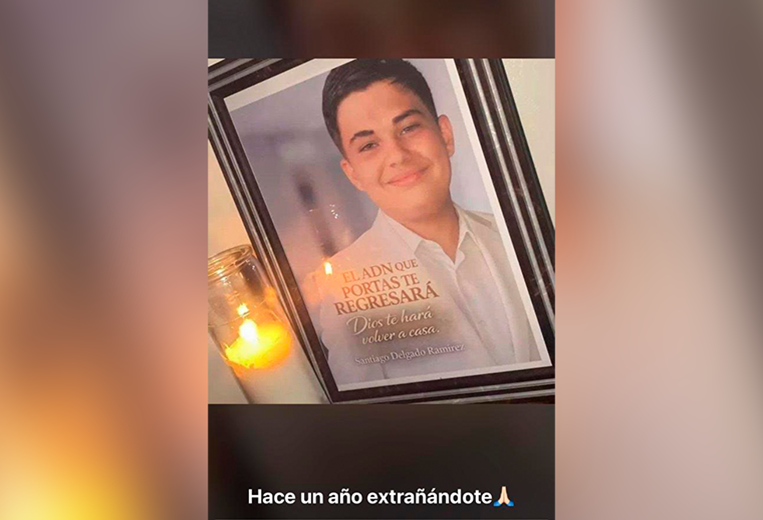 Santiago cumple un año de desaparecido