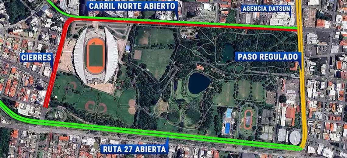 Vea aquí los cambios viales en los alrededores de La Sabana por el Traspaso de Poderes