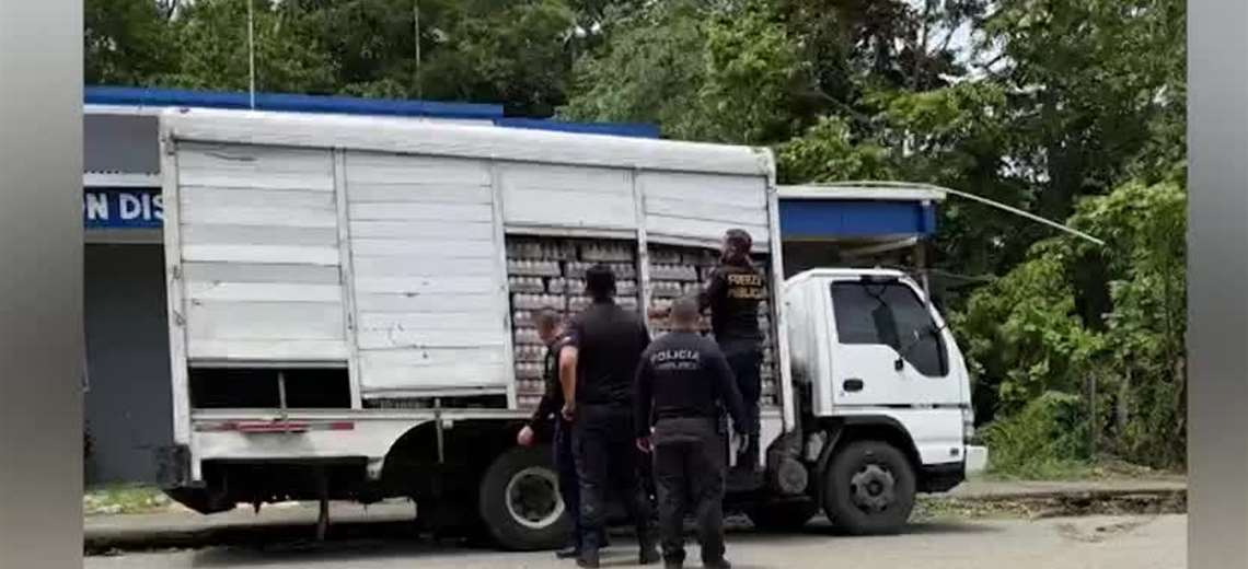 Contrabandistas pierden ₡15 millones tras decomiso de camión