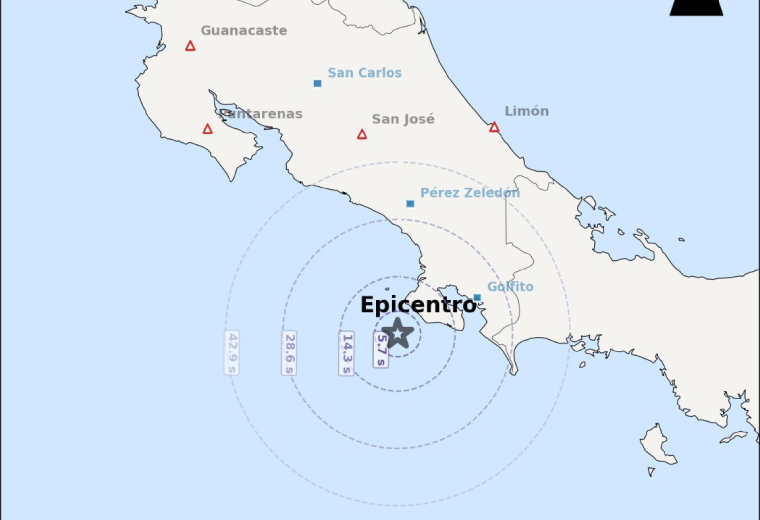Sismo de magnitud 5.0 estremece la Zona Sur del país
