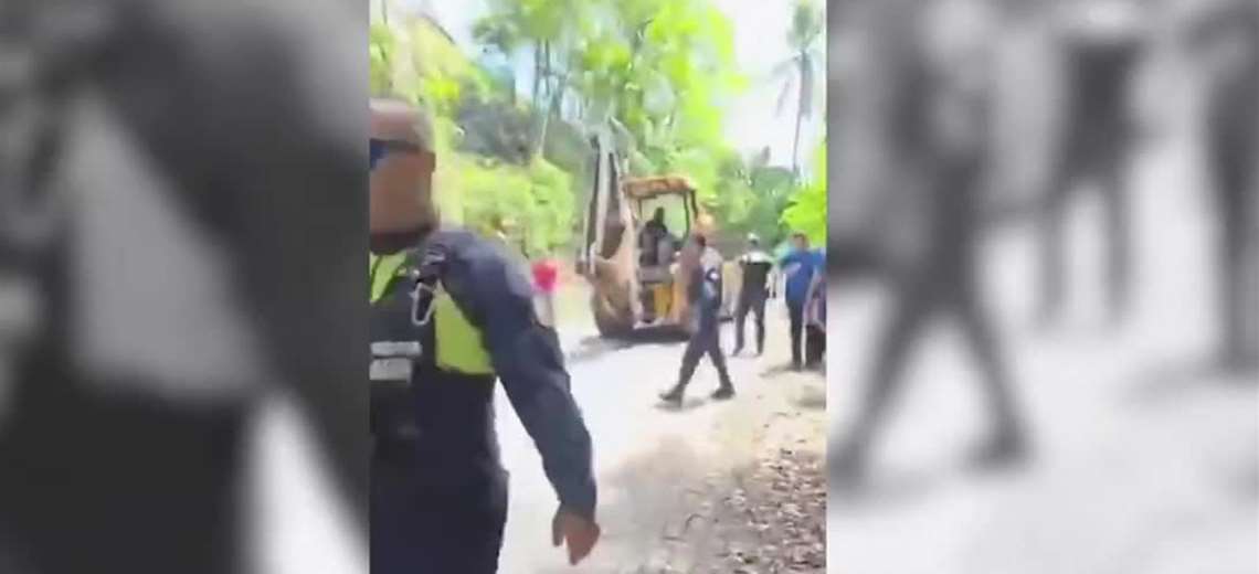 Intervención de Policía Municipal para retirar agujas en Punta Leona terminó en batalla campal