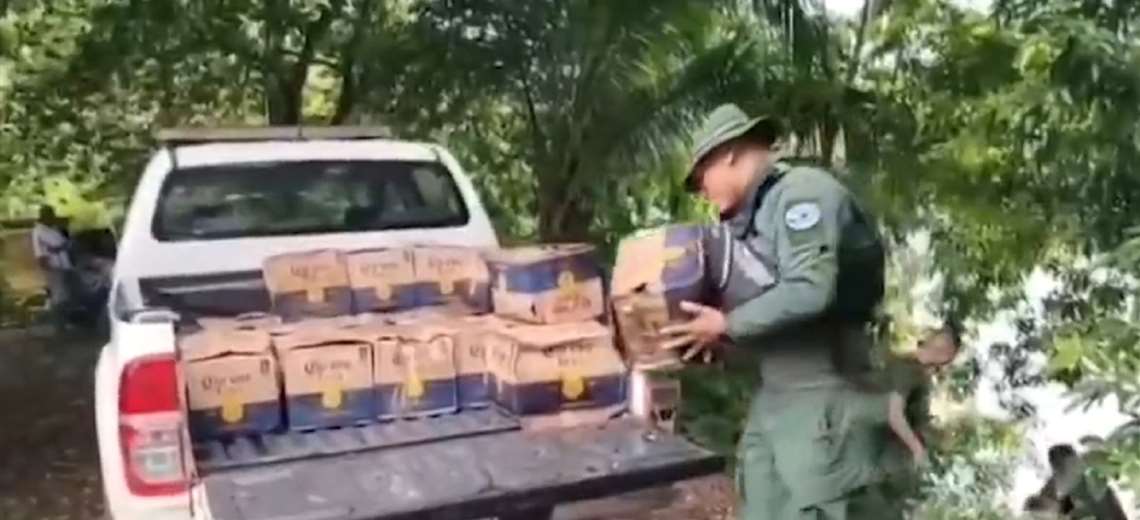 Policía de Fronteras decomisó más de ₡20 millones en licor de contrabando en Sixaola