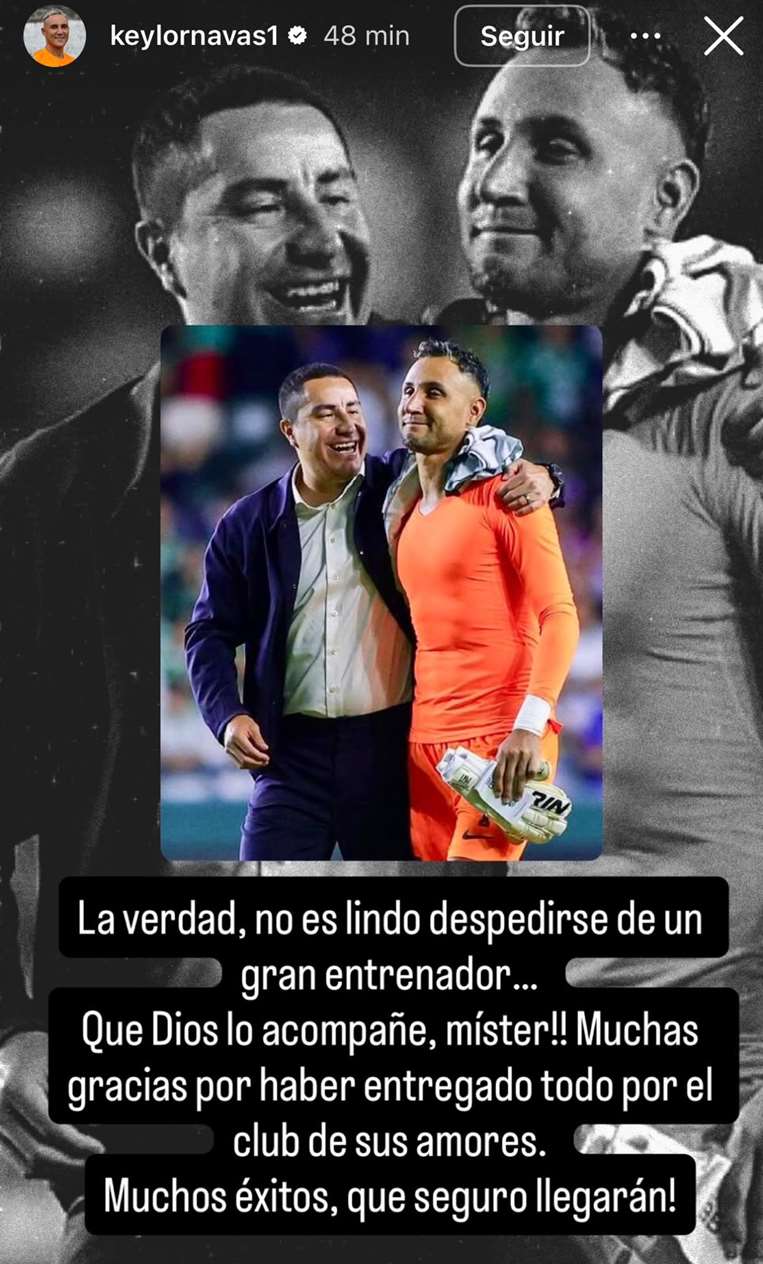 Despedida de Keylor Navas.
